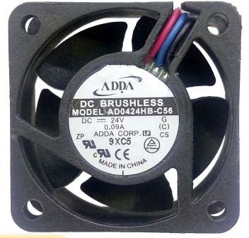 ADDA AD0424HB-C56 24V 0.09A 3wires cooling fan ADDA AD0424HB-C56 24V 0.09A 3wires cooling fan